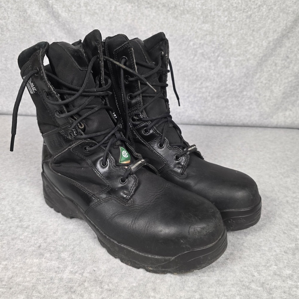 5.11 Boots Mens Size 12‎ Black ATAC 2.0 Shield Tactical Side Zip Waterproof Work